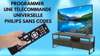 Programmation de télécommande universelle Philips sans codes