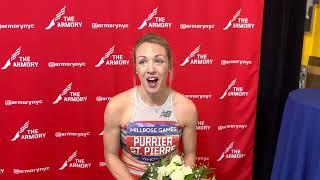 Elle Purrier St. Pierre retains her Wanamaker Mile title