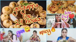 I Only Ate Golgappa For 24 Hours | Panipuri Challenge | Trending Food Challenge