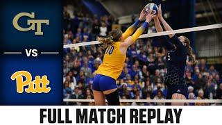 Georgia Tech vs. Pitt Full Match Replay | 2024 ACC Volleyball