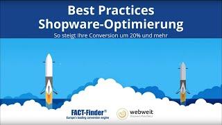 Best Practices Shopware Optimierung  So steigt Ihre Conversion um 20 %  und mehr