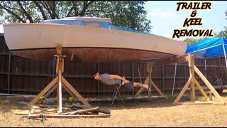 Removing The Keel From A 60yr Old Boat