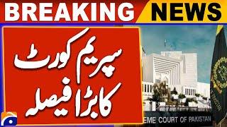 Supreme Court Delivers Major Verdict on Article 63(A) Review | Breaking News!