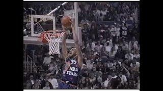 Joe Dumars & Grant Hill - 1995 NBA All-Star Game Highlights