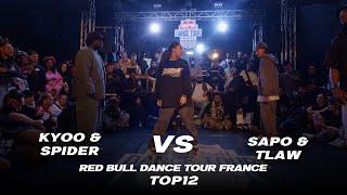 Kyoo & Spider vs Sapo & TLaw | HIP HOP 2VS2 TOP 12 | RED BULL DANCE TOUR FRANCE 2024