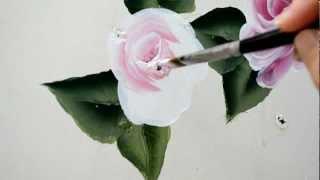 Learn to Paint a Rose, One Stroke at a time