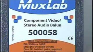 500058 - Send Component Video + Audio over CAT5