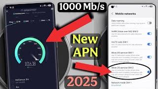 Jio 4G/5G New APN Seting  increase jio4g speed : Jio Network problem solution 