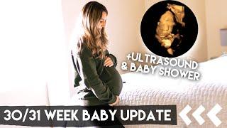 Ultrasound | Lightning Crotch | 30 & 31 WEEK PREGNANCY UPDATE | Baby Sprinkle | Victoria Leone