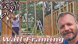 DIY  Wall Framing  Workshop Shed