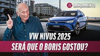 BORIS PASSA O PENTE-FINO NO NOVO VW NIVUS 2025 E DIZ O QUE GOSTOU E O QUE NÃO CURTIU