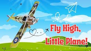 Fly High, Little Plane | Song for kids| SiSi Kids TV