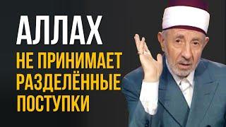 Аллах не принимает разделенный поступок | Верующие любят Аллаха сильнее | Шейх Рамадан аль-Буты