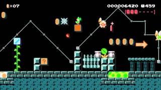 Super Mario Maker - 7 Red Coins - Desert Night [Submitted by @MakingMario]