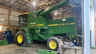 How to switch the John Deere 6620 to shell corn