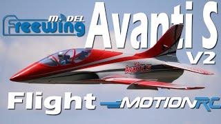 New and Improved Freewing Avanti S V2 Flight  | Motion RC