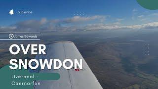 Scenic Flight Over Snowdon - PA38 | Liverpool To Caernarfon Airport