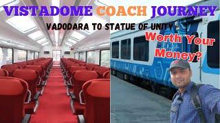 Travelling Vadodara to Statue Of Unity By 20947 Ahmedabad To Ekta Nagar Jan Shatabdi Express