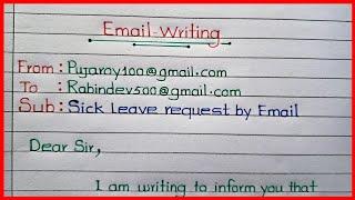 Email Writing In EnglishEmail writing Format/Sample || How to write Email in English