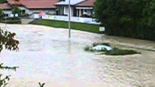 Hochwasser 2013 Altenmarkt a.d. Alz - Sportplatz Video 4