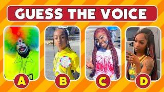 Guess The Voice TsquadTV..! (kimoraaa JK, TOMMY HOT GIRLZ TV, J & K SHOW, Tommy the Clown, Sassy)