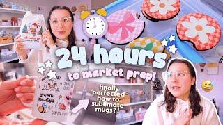 24 Hours to Prep for My Final Craft Market of 2024!  A Day in My Small Business Studio Vlog 