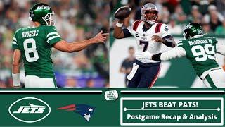 NY Jets DESTROY Patriots in Home Opener! - Postgame Recap & Analysis