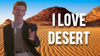 Rick Astley Goes To The Desert