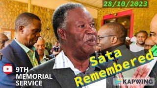 Michael Sata Remembered : 9th Memorial Service | Honouring Sata's Legacy