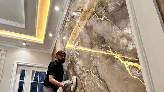 Venetian plaster stucco, effect marble 🫡 rate from 1-10?🫶