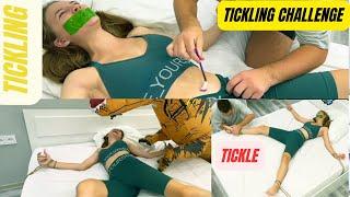 Romantic tickling Challenge: Husband's Love Language to Surprise Wife | reaction #tickling #tickles