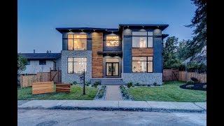 Contemporary Calgary Home Real Estate Property Video Tour - 6007 Bowwater Cres NW