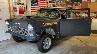 Dan's 1955 Chevy Gasser New Big Block Chevy Engine