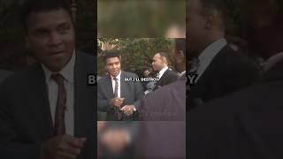 Muhammad Ali With a Fan 