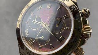 Rolex Cosmograph Daytona Black Mother of Pearl 116518 Rolex Watch Review