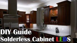 Complete DIY Cabinet LED Accent Light SOLDERLESS Installation with FlexFire RGBW LEDs