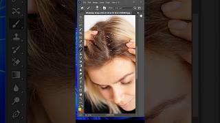 How to remove hair dandruff easily using Photoshop 2024 | Remove hairfall #photoshop