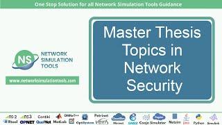 Master Thesis Topics in Network Security | MS Thesis Topics in Network Security