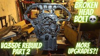 Vq35de Rebuild Part 2 [More Upgrades & Megan Racing Oe Rs Exhaust Install]