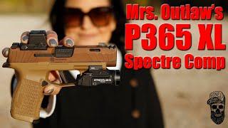 New Sig P365 XL Spectre Comp Coyote Brown First Shots: Mrs. Outlaw's New Carry Gun?