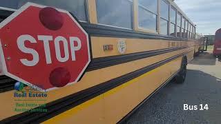 Offering 5 school buses at auction