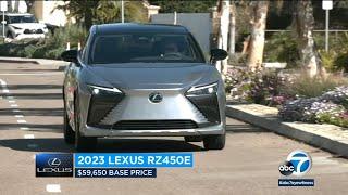 Lexus goes electric: Luxury automaker launches its 1st battery-powered crossover SUV