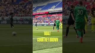 COURTNEY BROWN SCORES HER FIRST NWSL GOAL!!! #soccer #washingtonspirit #nwsl #goal