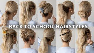 10 CUTE BACK TO SCHOOL HAIRSTYLES 2024 ️