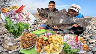 Mira lo que COCINO este PESCADOR y Su PAPÁ con este PEZ LENGUADO Mas caro del Perú