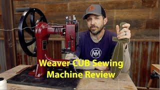 Making a Master Sword from leather with the newly redesigned Weaver CUB Sewing Machine