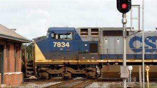 Amtrak Train Near Misses CSX Train At Interlocking