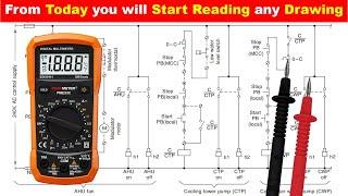 How to Read Electrical Panel Drawing of AHU @TheElectricalGuy