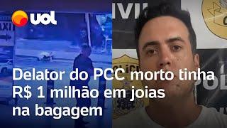 Morte de alvo do PCC: Vinícius Gritzbach trazia R$ 1 milhão em joias na bagagem quando foi morto