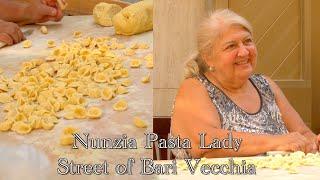 She has been making pasta on the street for 60 years! The queen of orecchiette pasta in Bari, Puglia